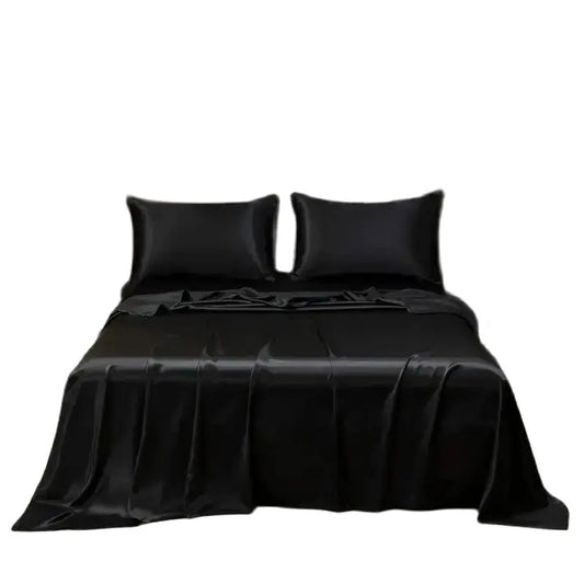 SleepMaxxer Cooling Satin Bed Sheet Set — Twin/Full/Queen/King